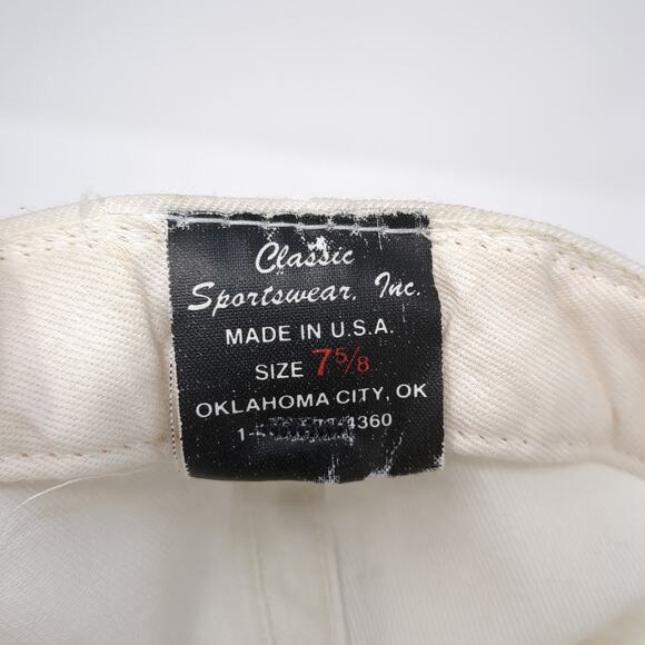 Embry-Riddle Aeronautical University Baseball Cap White 7 5/8 Classic Sportswear - Picture 9 of 9